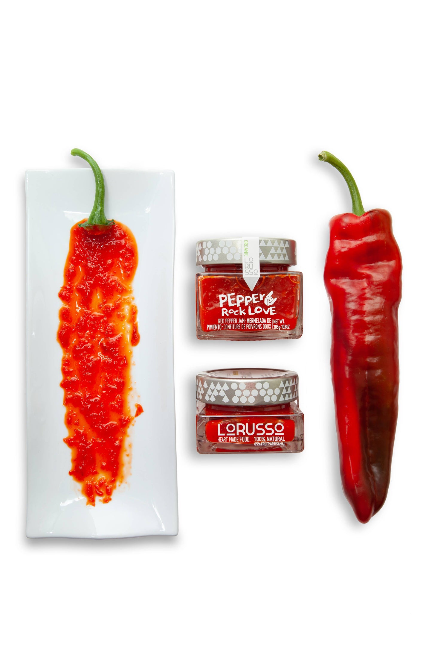 Mermelada ecológica artesanal pimiento dulce 85% fruta- 305g