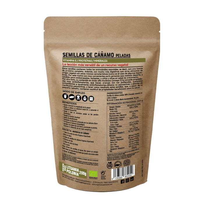 Semillas de cáñamo BIO