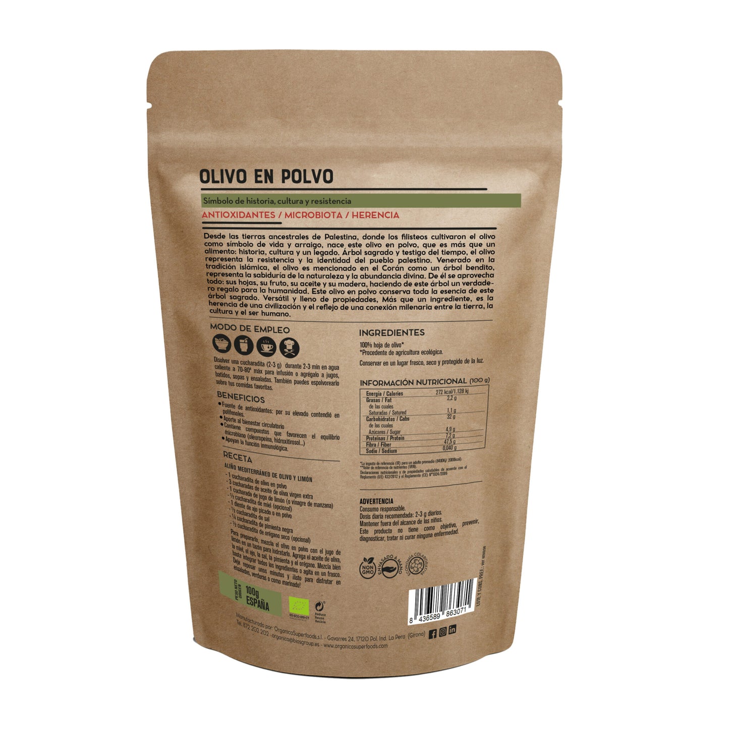 Olivo en Polvo BIO