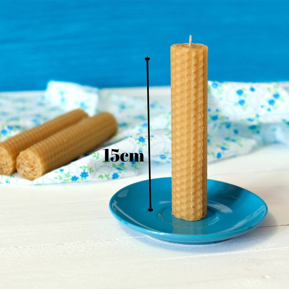 L'Abellamel Velas De Cera De Abeja 10 Packs De 6 Unidades