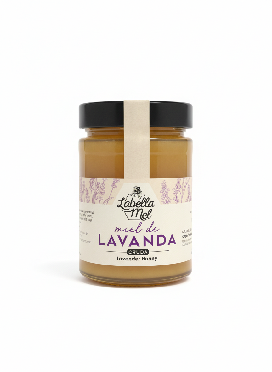 L'Abellamel Miel De Lavanda Cruda De 500G