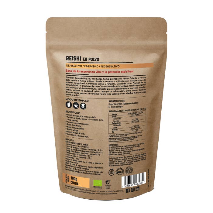 Reishi en polvo Ecológico - 100g