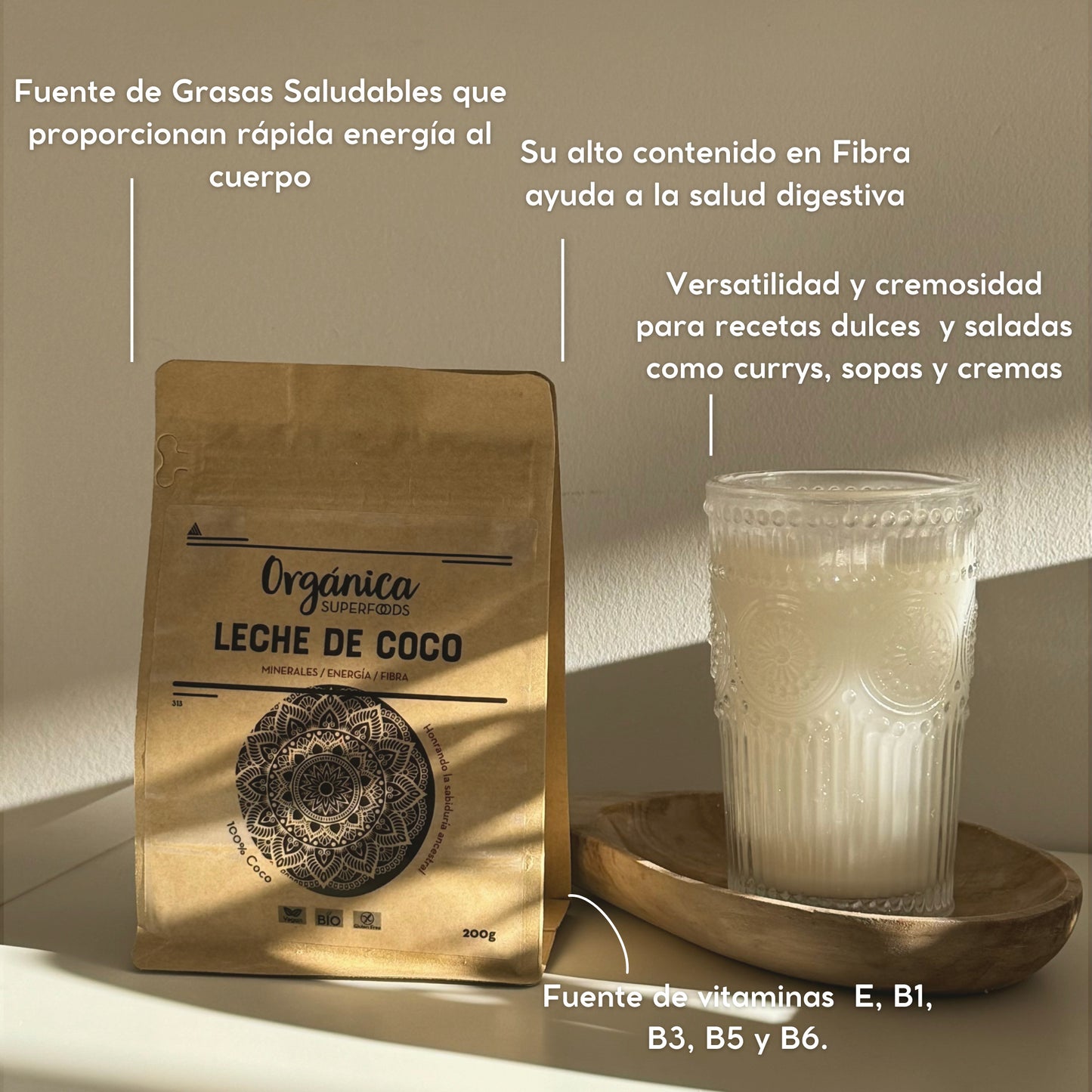 Leche de coco en polvo BIO