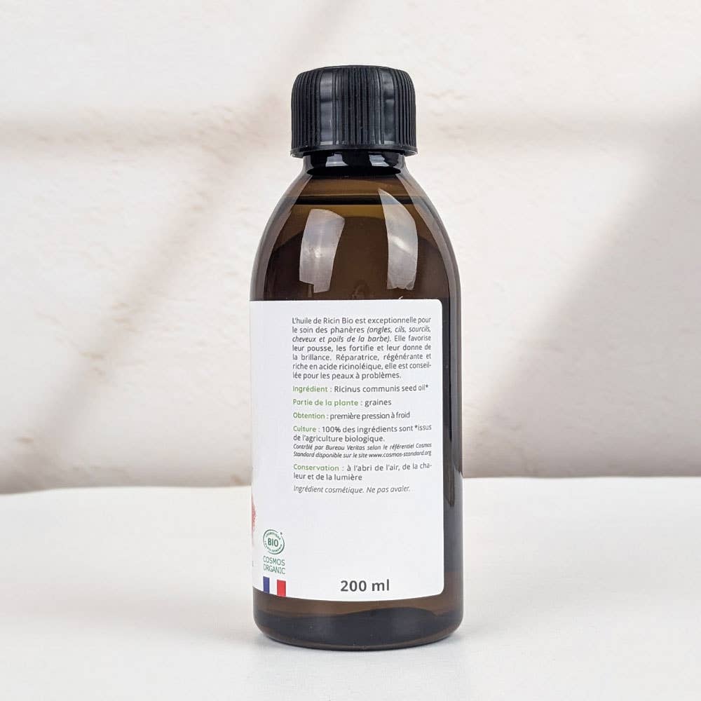 Aceite de Ricino Orgánico 50ml, 100ml, 200ml, 500ml