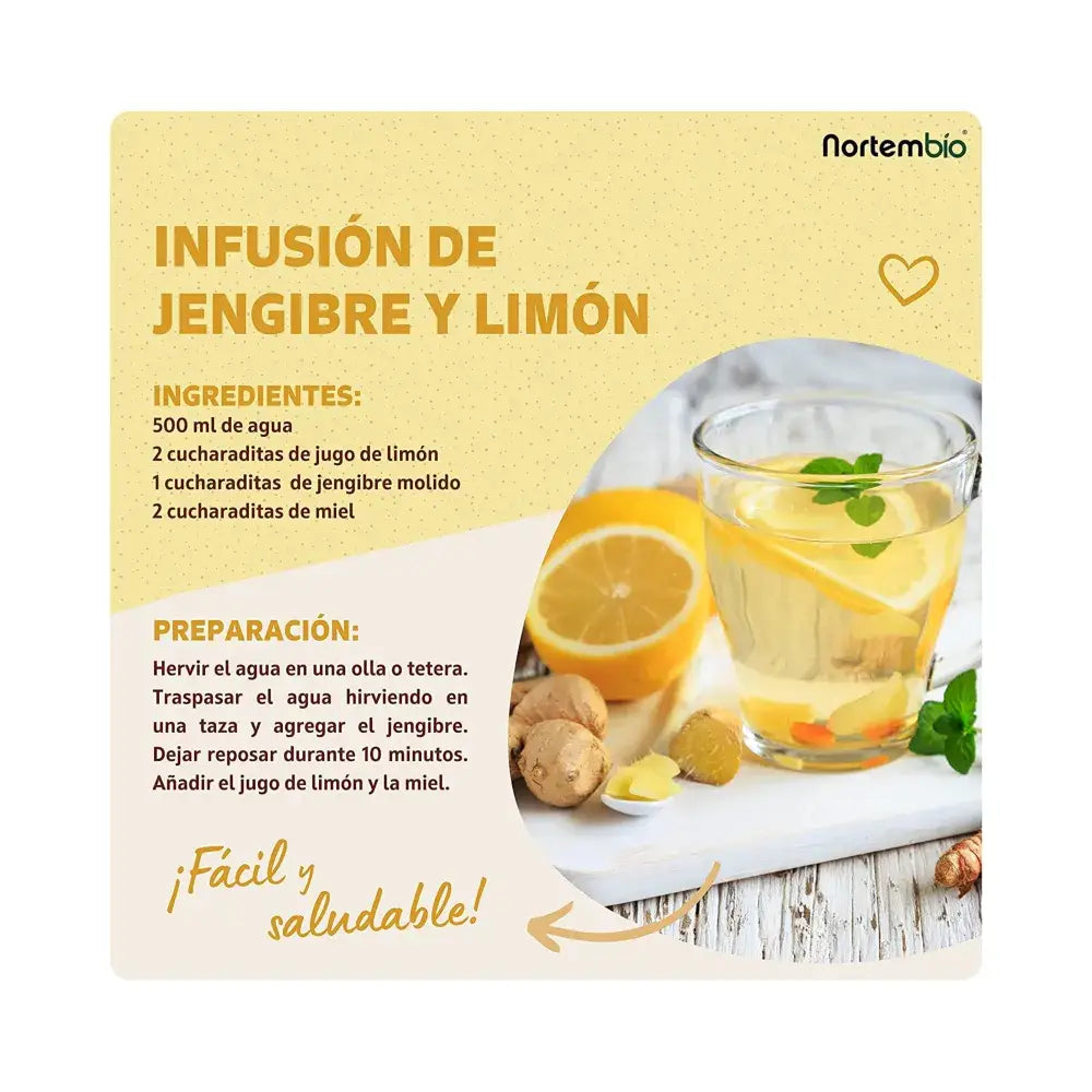 Jengibre Ecológico En Polvo Pack 2X100 G. Origen 100%