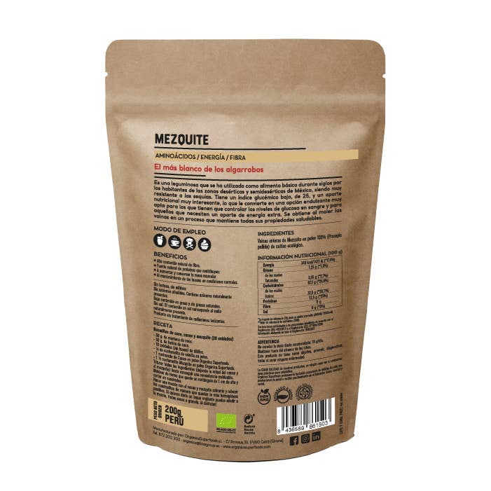 Mezquite en polvo Ecológico - 200g