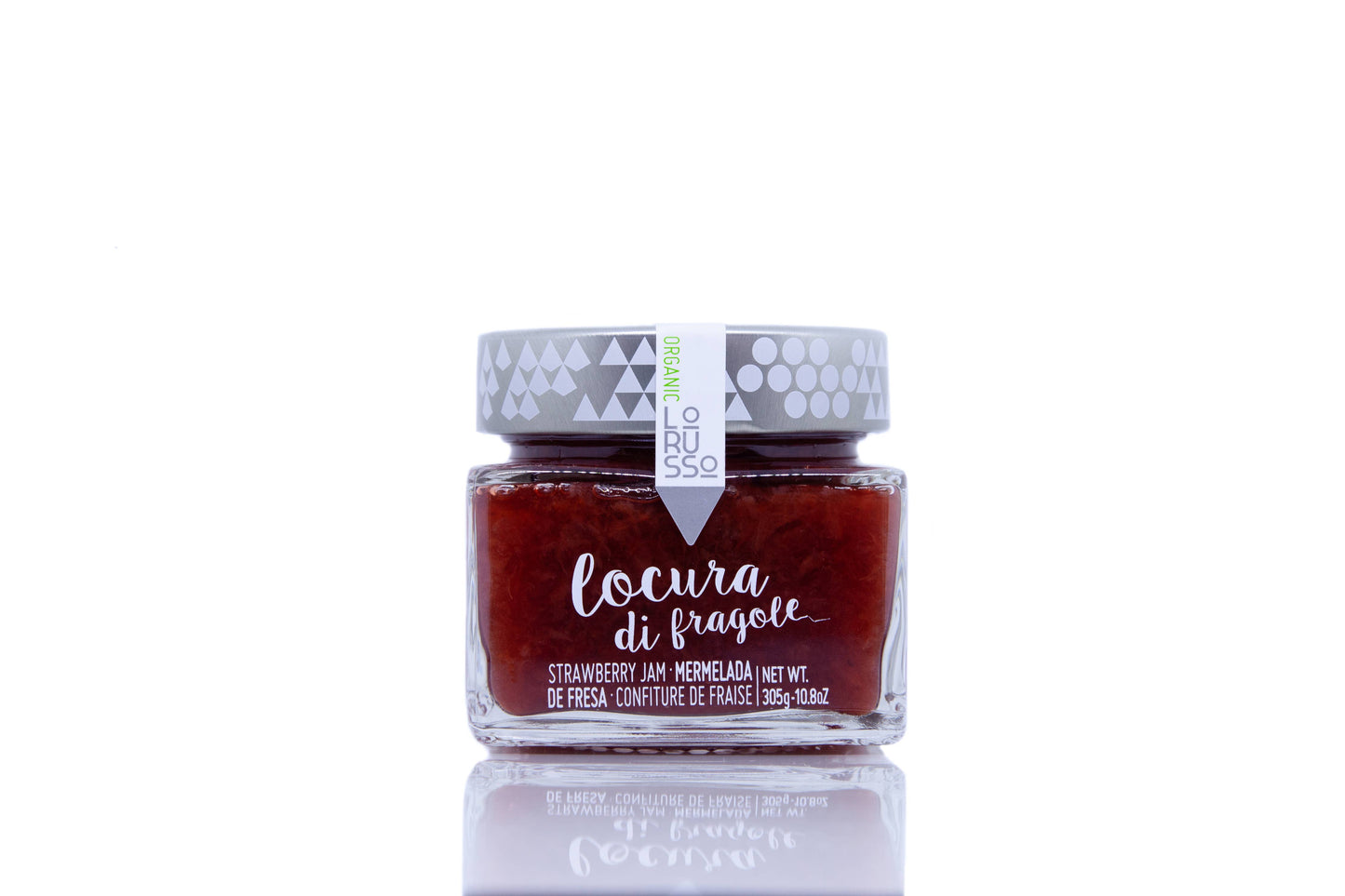 Mermelada ecológica artesanal de fresa 85% fruta - 305g