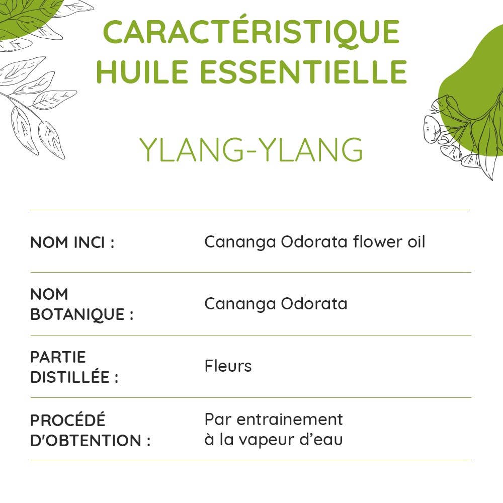 Aceite esencial orgánico Ylang Ylang III 10 ml
