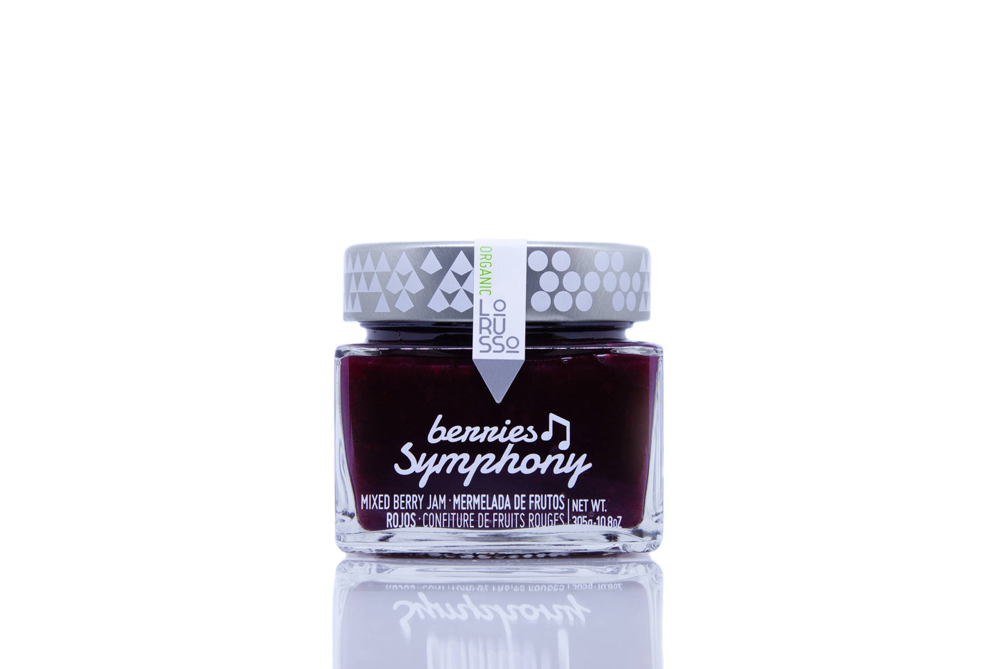 Mermelada ecológica artesanal de frutos rojos 85% fruta 305g