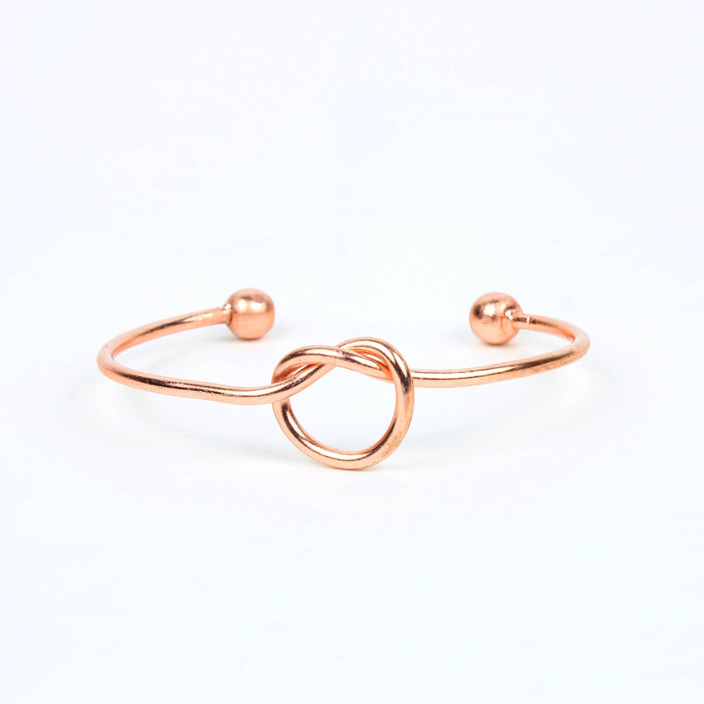 Pulsera ligera de cobre con bolsa de regalo (diseño 45)