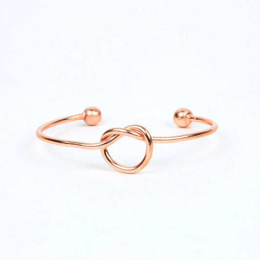 Pulsera ligera de cobre con bolsa de regalo (diseño 45)