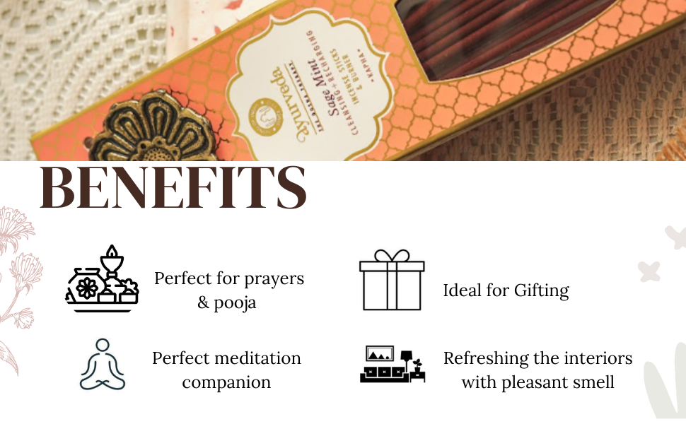 Canción de la India - Ayurveda - Conos de incienso Aqua Oud