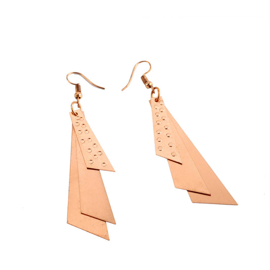 Pendientes de cobre - Diseño 11