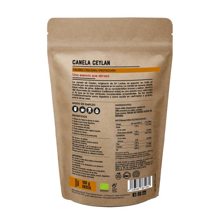 Canela molida Ecológica - 100g