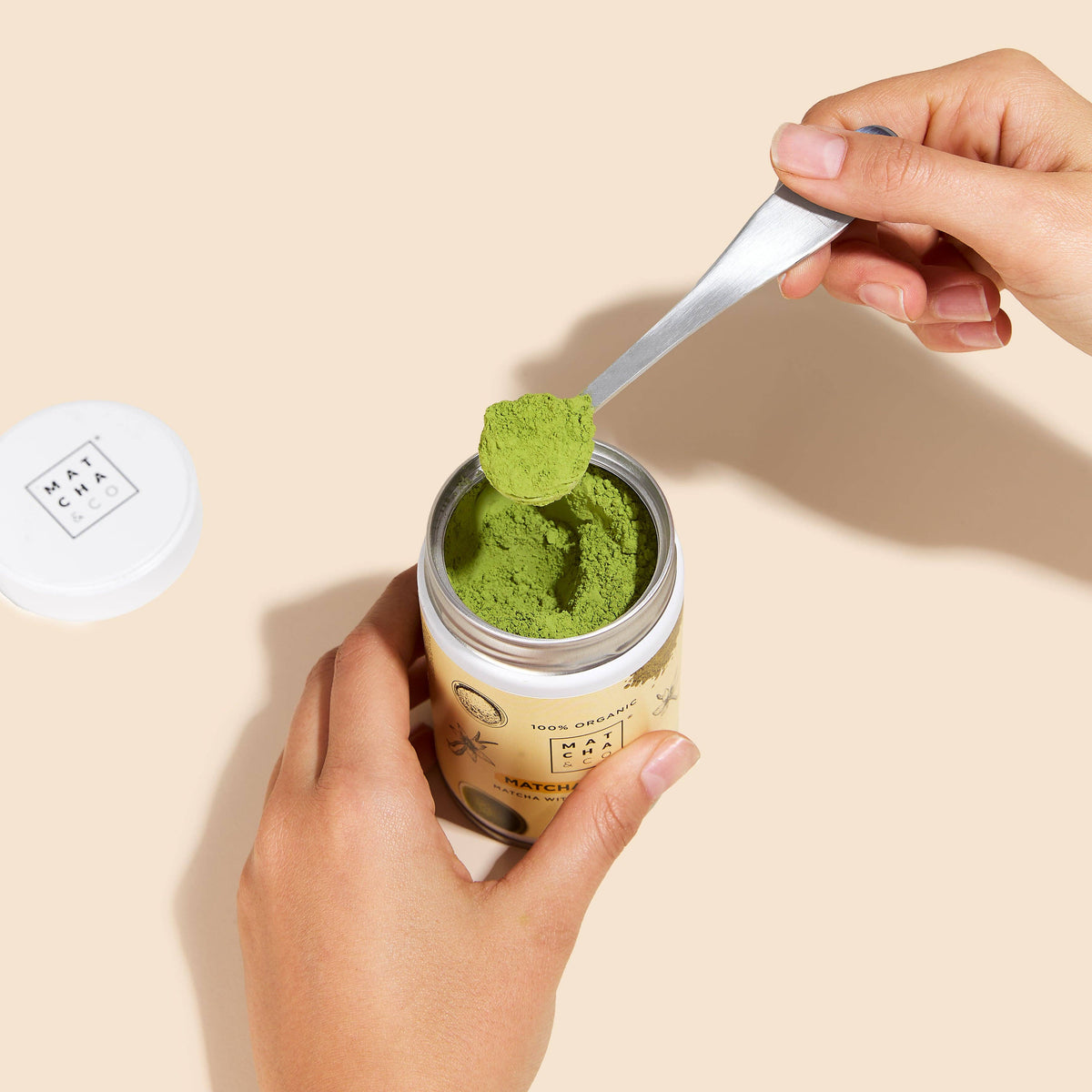¡NUEVO! Matcha orgánico con vainilla: 80 gramos