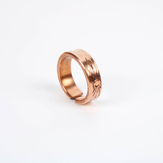 Anillo de cobre (diseño 4)