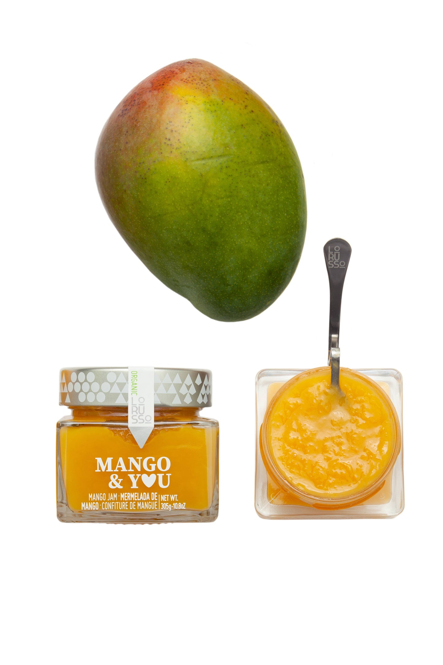 Mermelada ecológica artesanal de mango 85% fruta - 305g