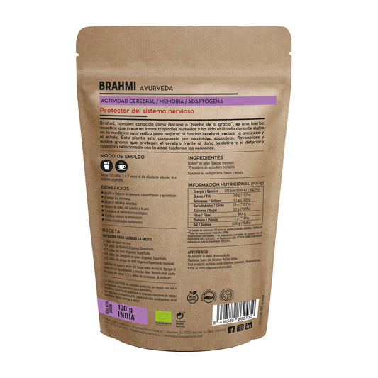 Brahmi en polvo Ecológico - 100g