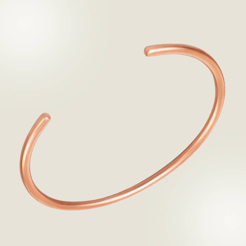 Brazalete de pinza de cobre (muñeca más ancha/hombres)