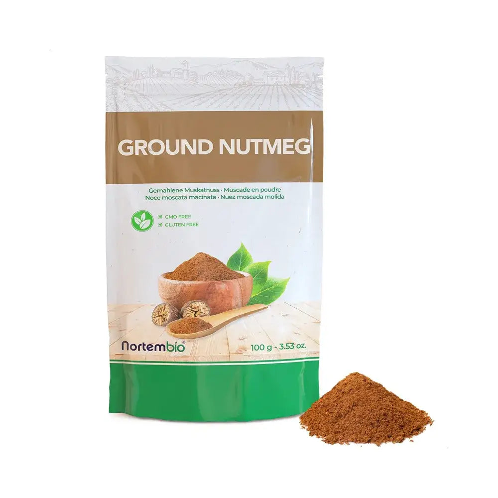 Nuez Moscada En Polvo 100 G. Origen 100% Natural
