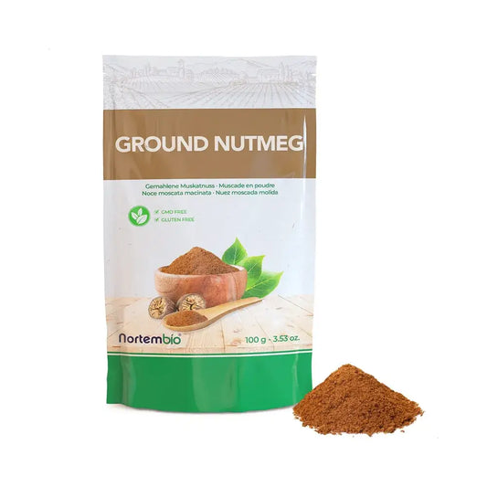 Nuez Moscada En Polvo 100 G. Origen 100% Natural