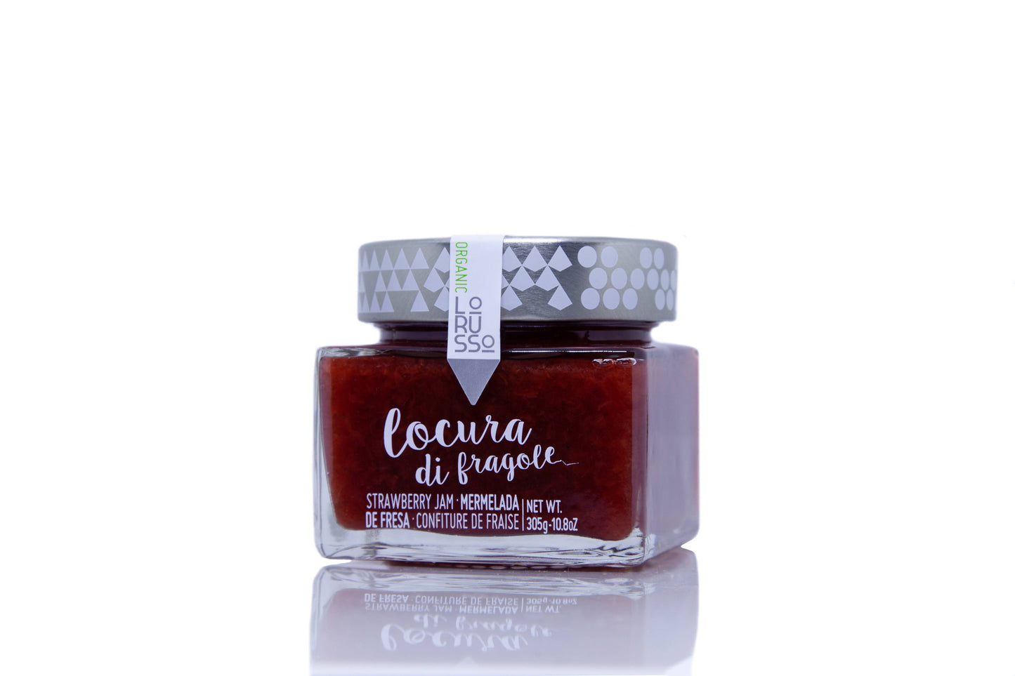 Mermelada ecológica artesanal de fresa 85% fruta - 305g