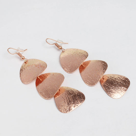 Pendientes de cobre - Diseño 1