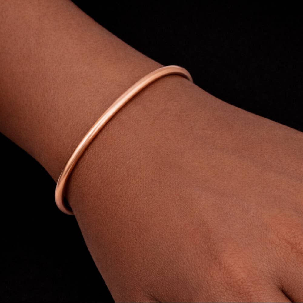 Brazalete de pinza de cobre (muñeca más ancha/hombres)