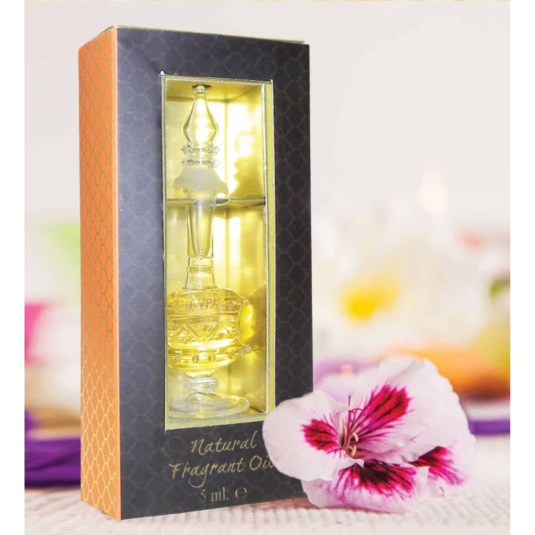 Aceite aromático Perfume Sándalo & Vetiver - en vidrio soplado a mano