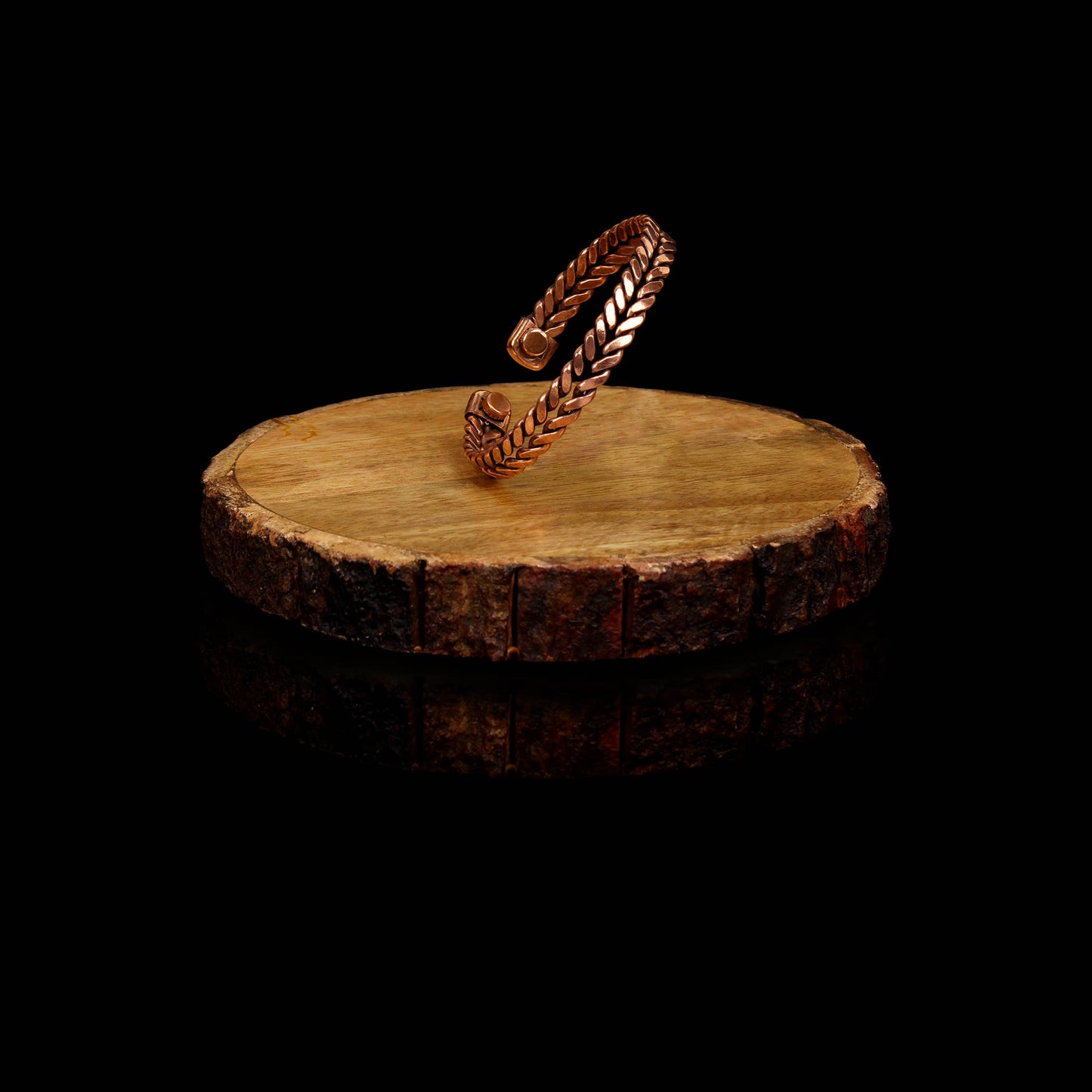 Pulsera ligera de cobre (diseño 31)