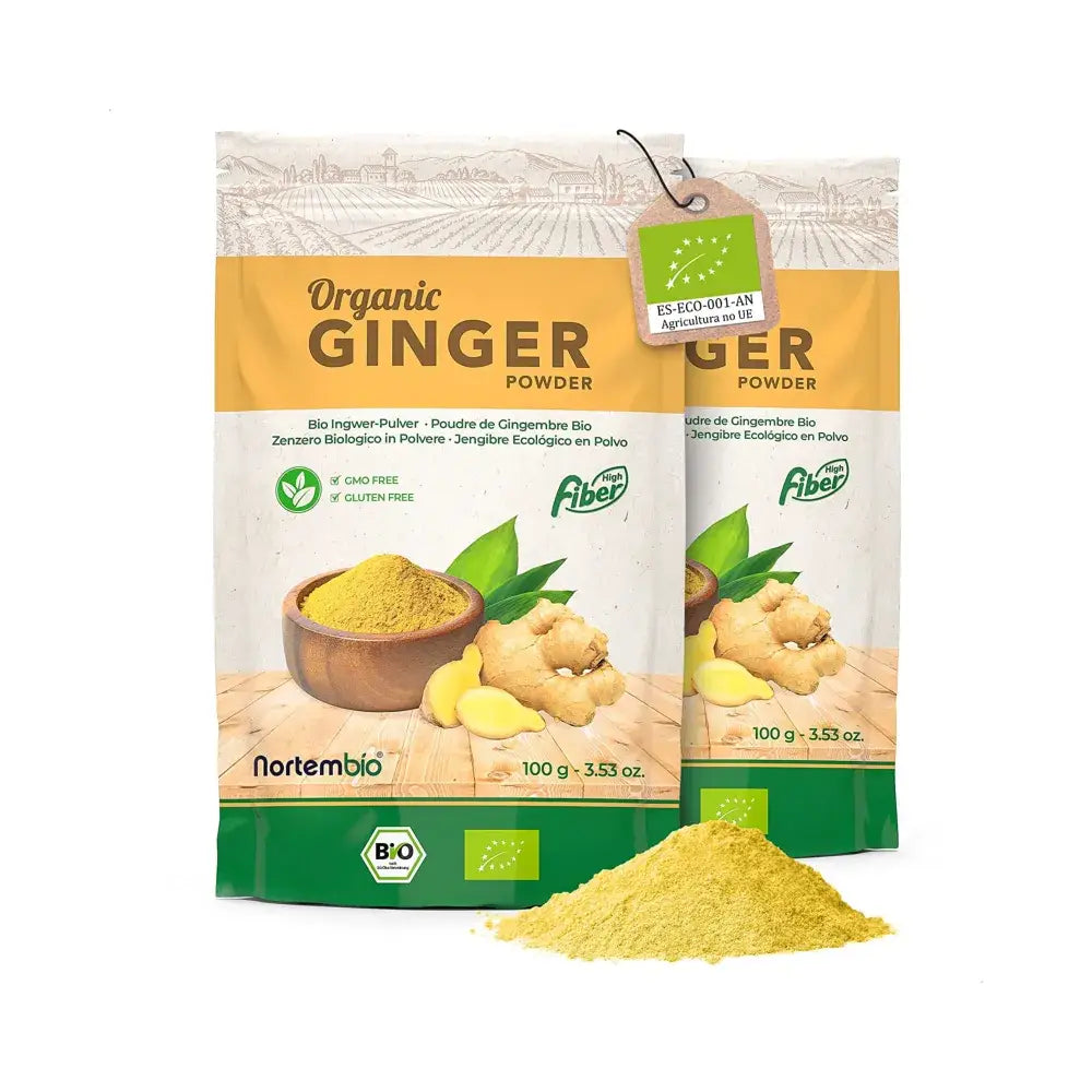 Jengibre Ecológico En Polvo Pack 2X100 G. Origen 100%