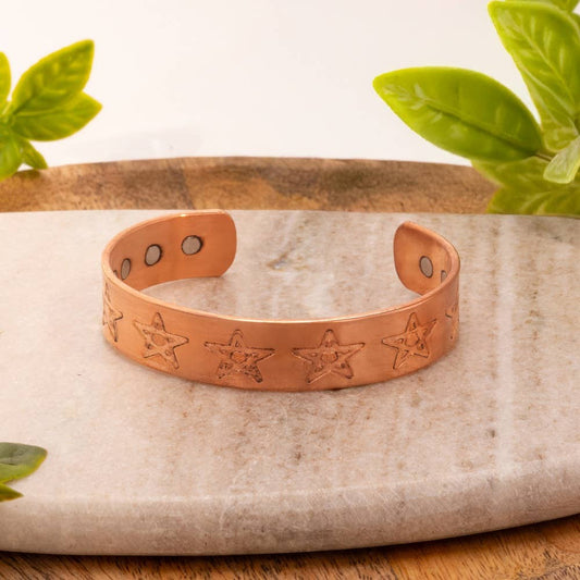 Pulsera de salud de cobre con 2 imanes (i)