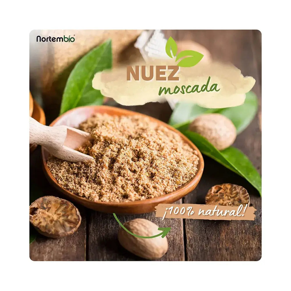 Nuez Moscada En Polvo 100 G. Origen 100% Natural