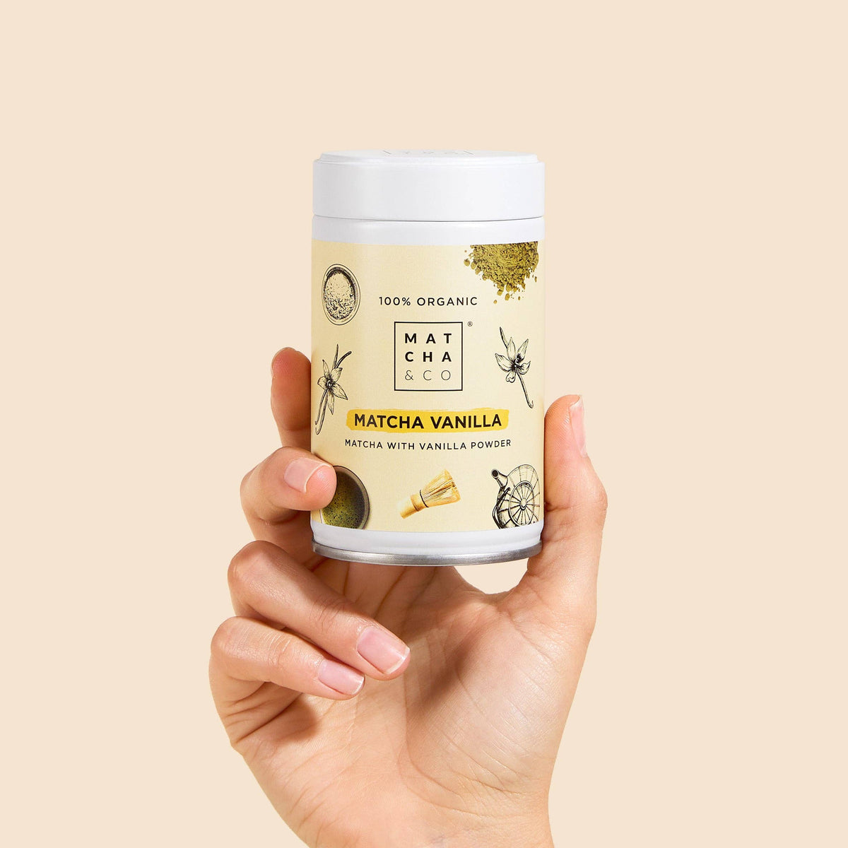 ¡NUEVO! Matcha orgánico con vainilla: 30 grams