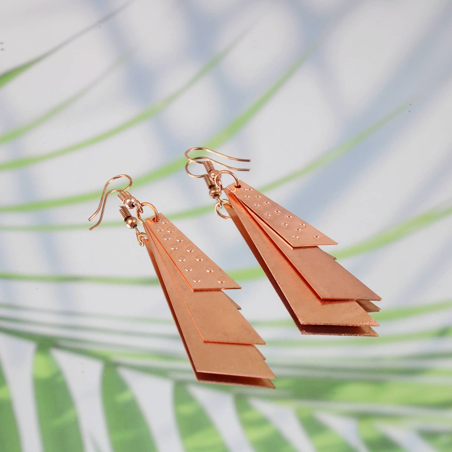 Pendientes de cobre - Diseño 11