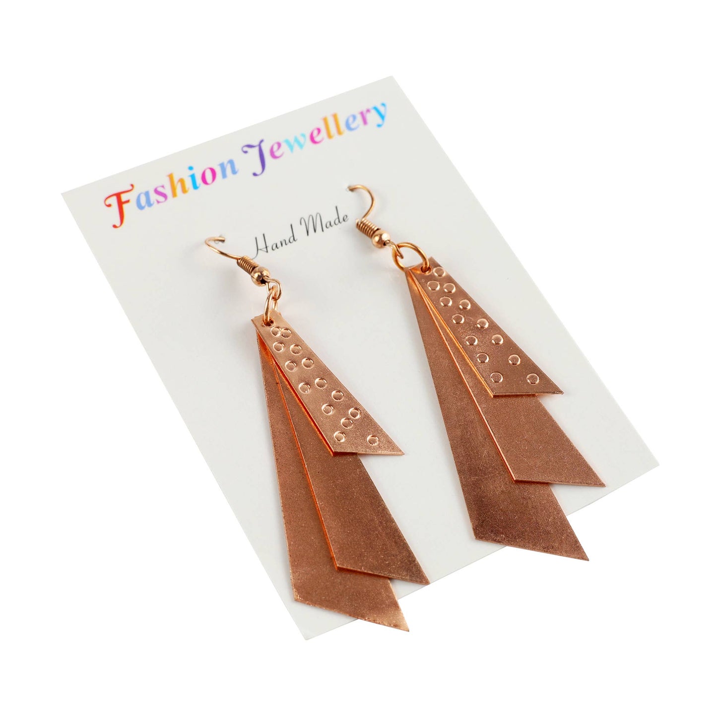 Pendientes de cobre - Diseño 11