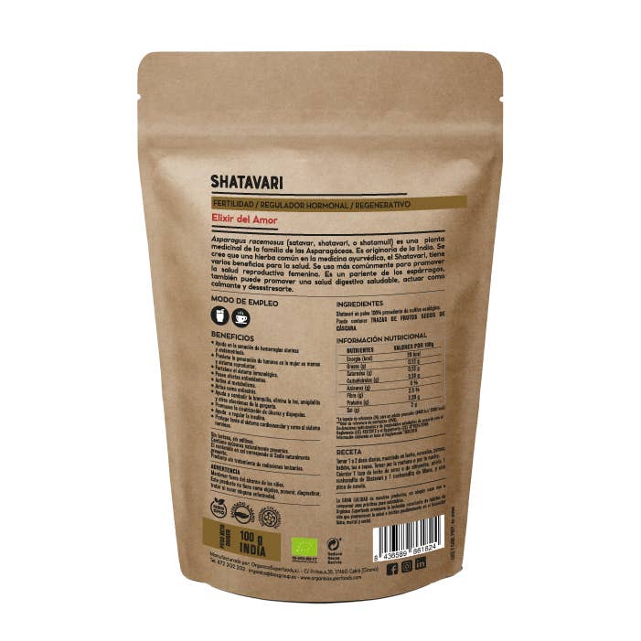Shatavari en polvo Ecológico - 100g