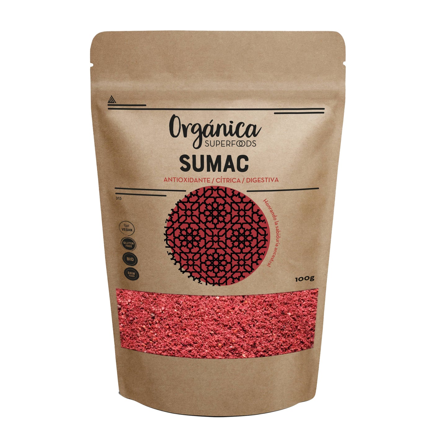 Sumac (zumaque) Ecológico - 100g