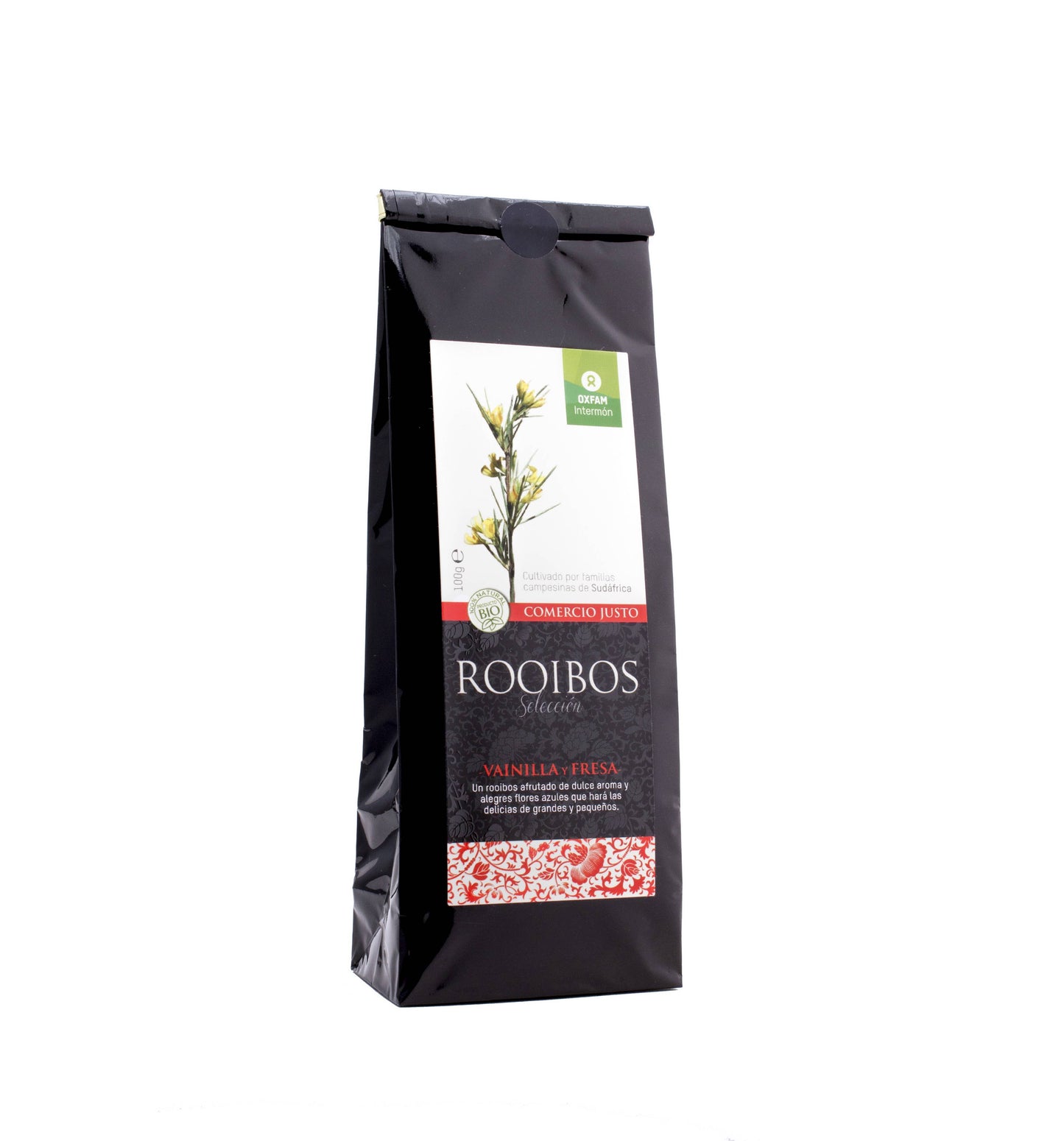 ROOIBOS FRESA VAINILLA GRANEL BIO 100G