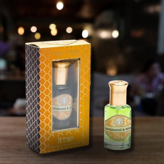 Aceite aromático Perfume - Sándalo y Vetiver - 10 ml - Canción de