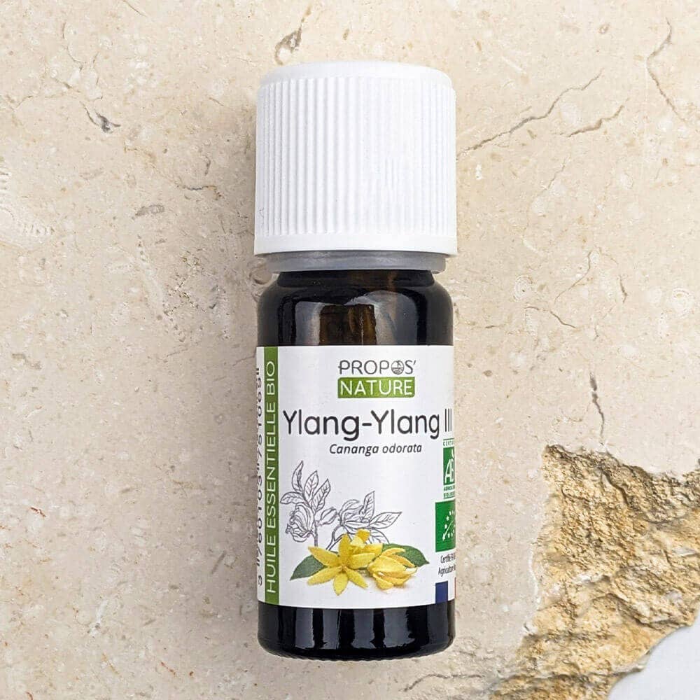 Aceite esencial orgánico Ylang Ylang III 10 ml