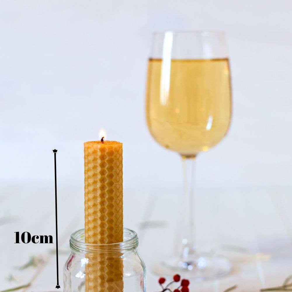 L'Abellamel Velas De Cera De Abeja 1 Pack De 6 Unidades