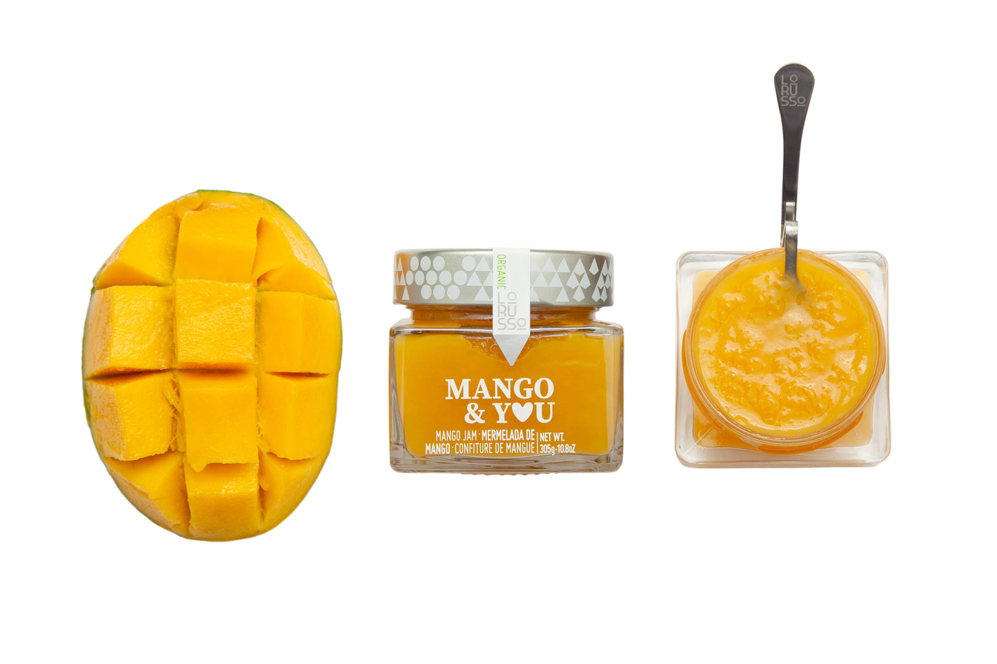 Mermelada ecológica artesanal de mango 85% fruta - 305g