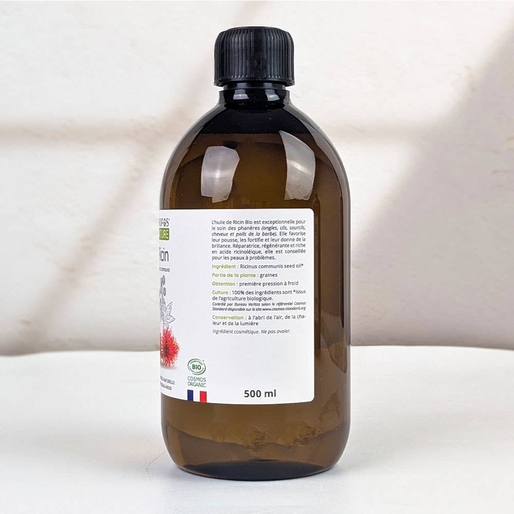 Aceite de Ricino Orgánico 50ml, 100ml, 200ml, 500ml