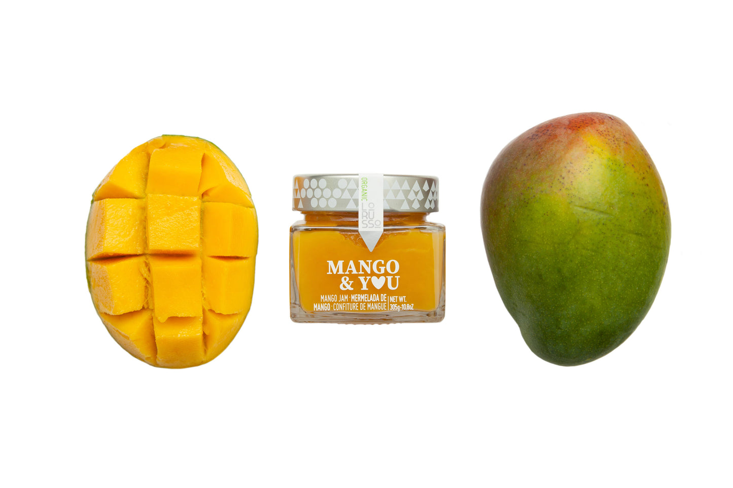Mermelada ecológica artesanal de mango 85% fruta - 305g